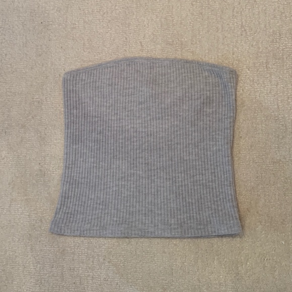 Brandy Melville Tops - Brandy Melville Grey Tube Top